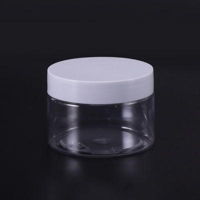 Free Sample Plastic Cream Jar Wide Mouth Jar Plastic White Jars with Lids in Stock