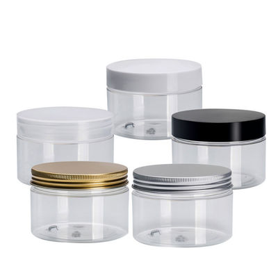 Hot Selling Transparent Frosted Plastic Jar Pet Jar with Cover Airtight Plastic Jars with Factory Price